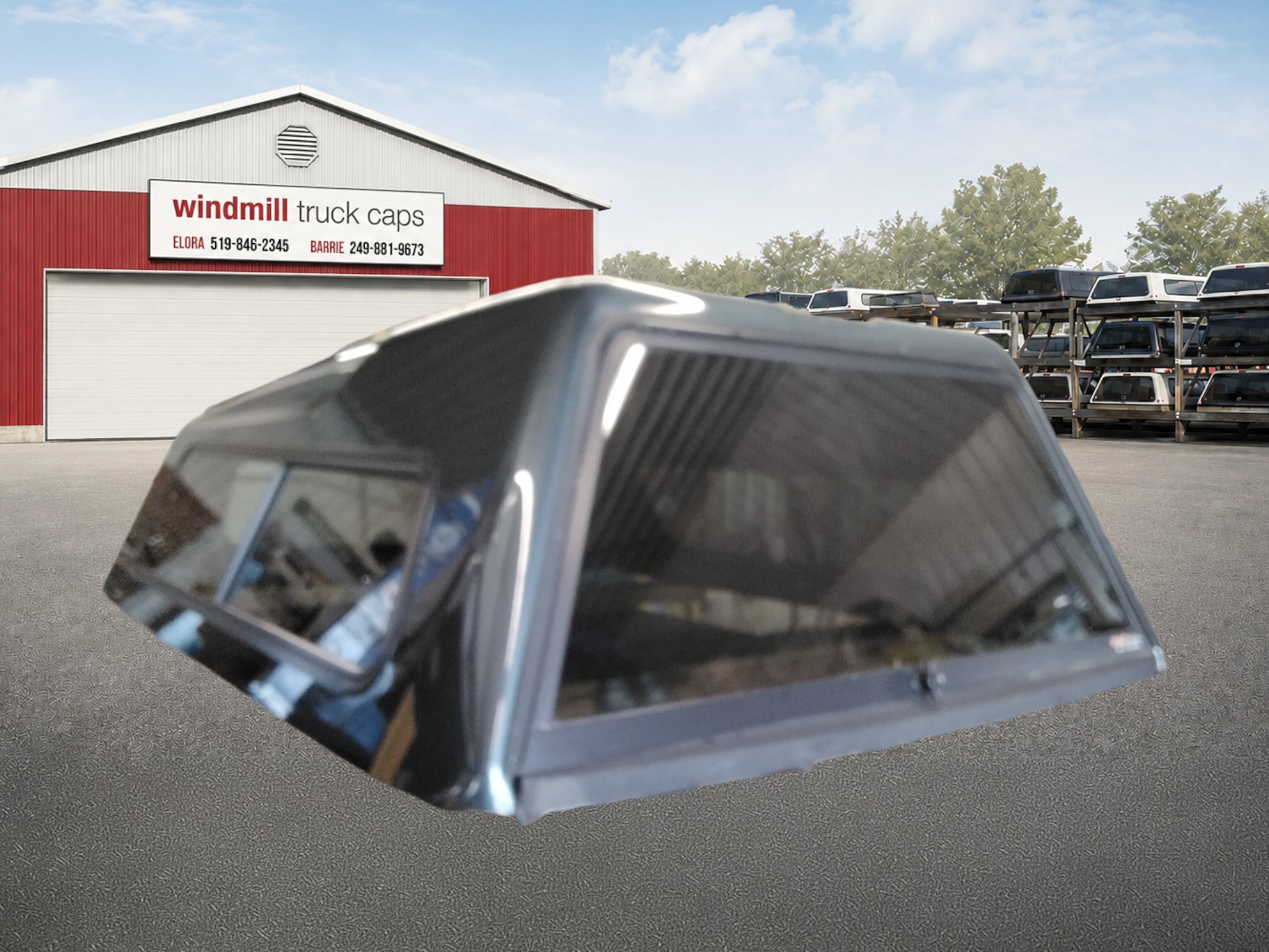 Chevrolet Silverado 1500 6'6 GJI Dark Shadow Innovator Truck Cap 2 Chevrolet Silverado 1500 6'6 GJI Dark Shadow Innovator Truck Cap - Image 2