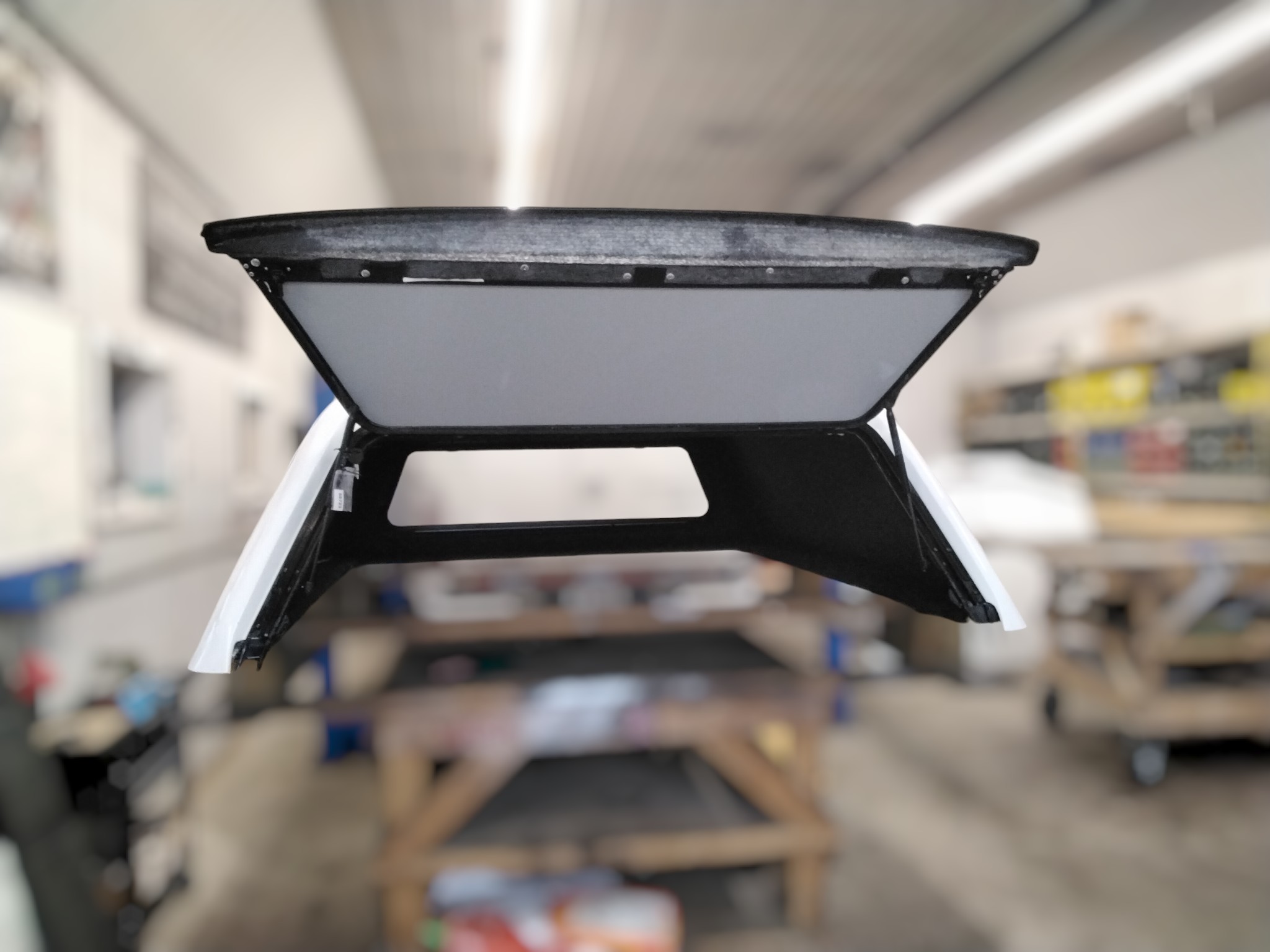 2023 - 2026 Ford Superduty 6'9 Z1 Oxford White Contour IV Truck Cap 3 2023 - 2026 Ford Superduty 6'9 Z1 Oxford White Contour IV Truck Cap - Image 3