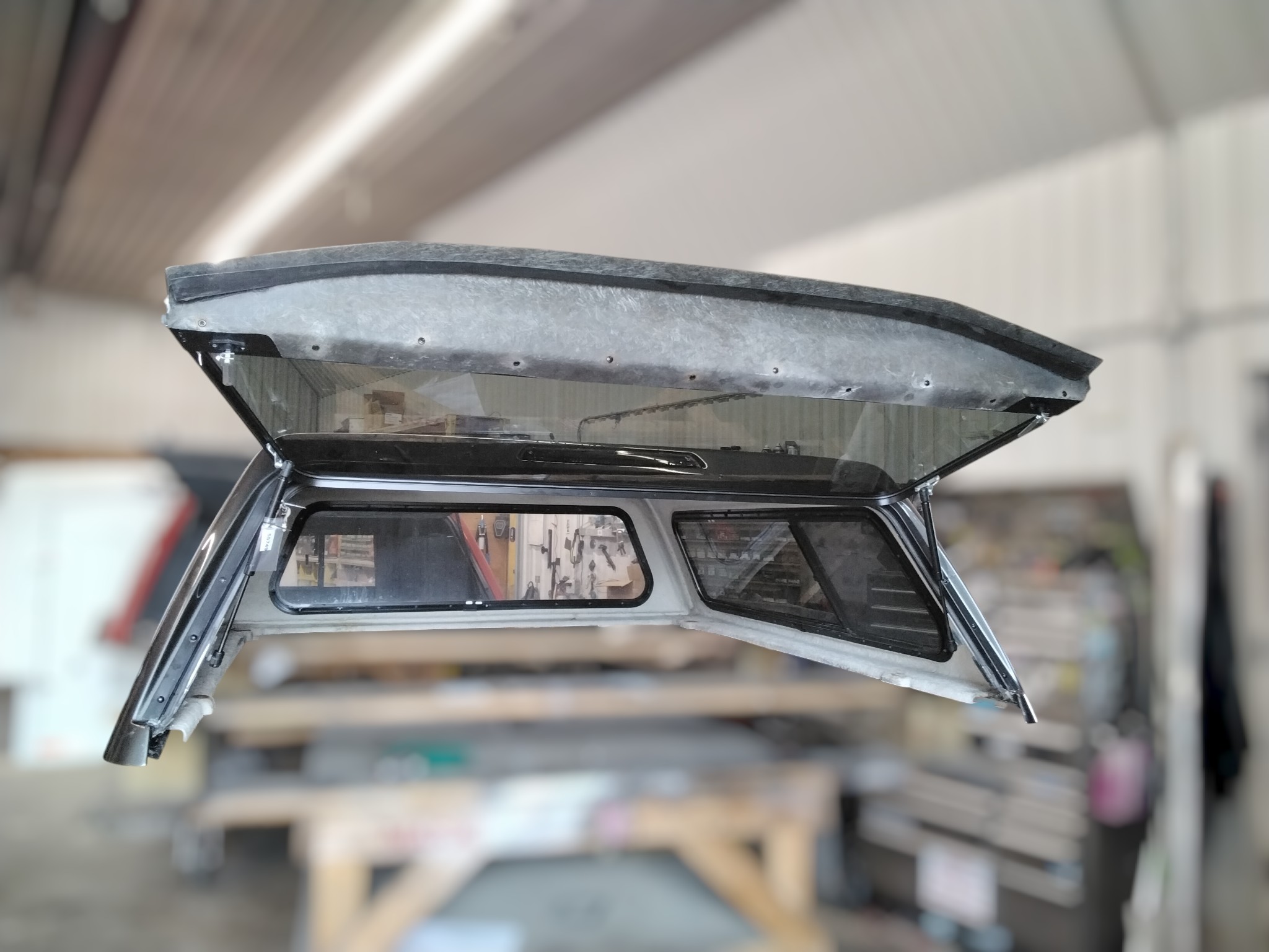2015 - 2020 Ford F150 6'6 Gray Raider Truck Cap 3 2015 - 2020 Ford F150 6'6 Gray Raider Truck Cap - Image 3