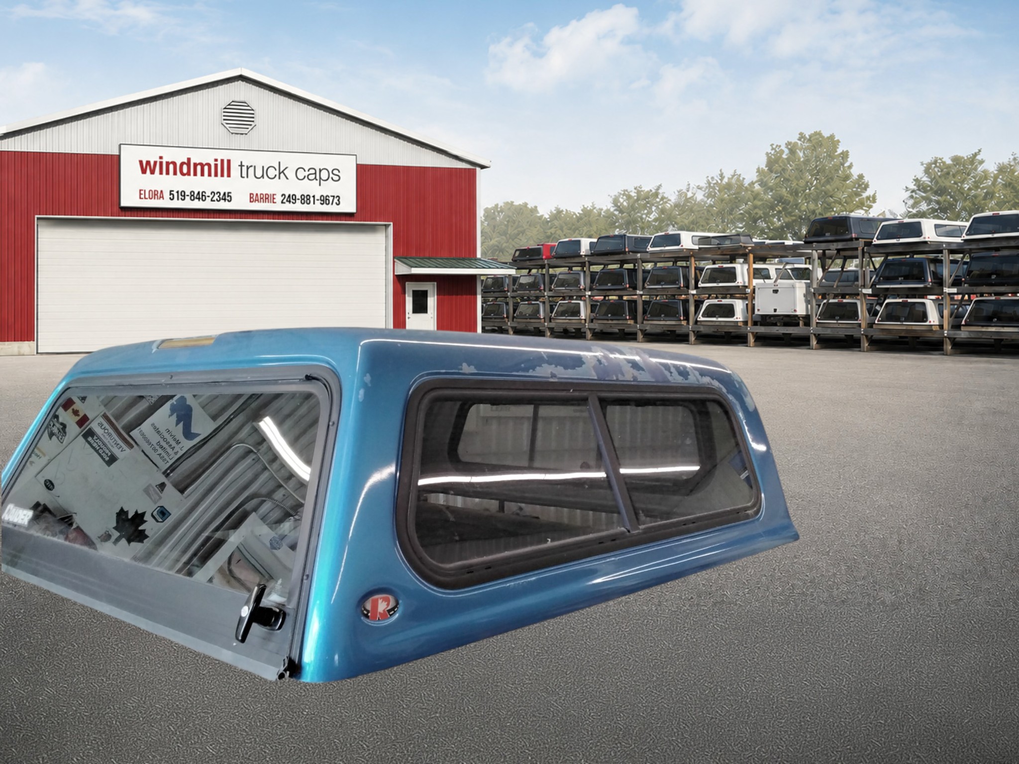 2005 - 2015 Toyota Tacoma 5'2 8P1 Blue Raider Vagabond Truck Cap 2 2005 - 2015 Toyota Tacoma 5'2 8P1 Blue Raider Vagabond Truck Cap - Image 2