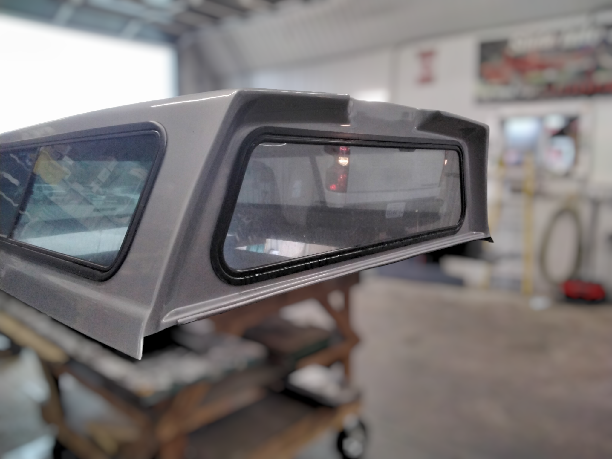 2021 - 2026 Ford F150 6'6 JS Silver Venturous Truck Cap 4 2021 - 2026 Ford F150 6'6 JS Silver Venturous Truck Cap - Image 4
