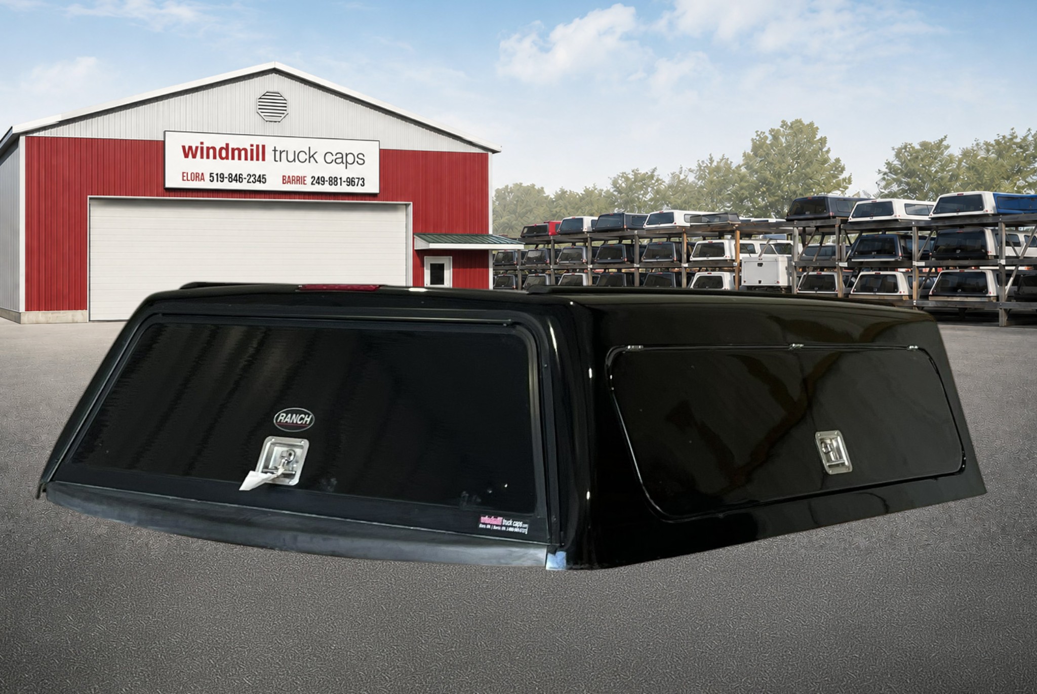 Dodge Ram 6'4 PXJ Diamond Black Ranch Workforce Truck Cap 2 Dodge Ram 6'4 PXJ Diamond Black Ranch Workforce Truck Cap - Image 2