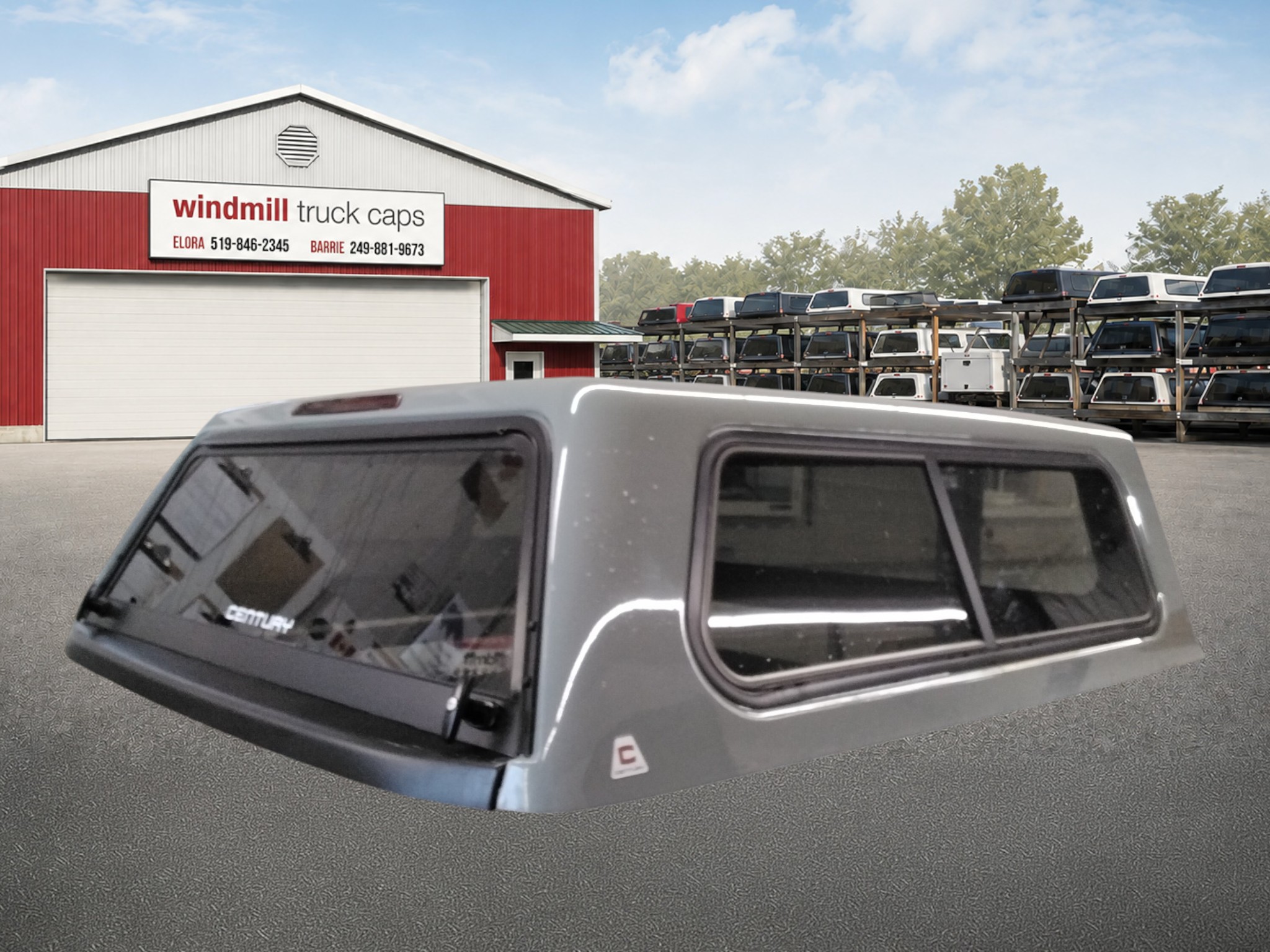 2022 - 2026 Toyota Tundra 5'6 6X3 Lunar Rock Century Truck Cap 2 2022 - 2026 Toyota Tundra 5'6 6X3 Lunar Rock Century Truck Cap - Image 2