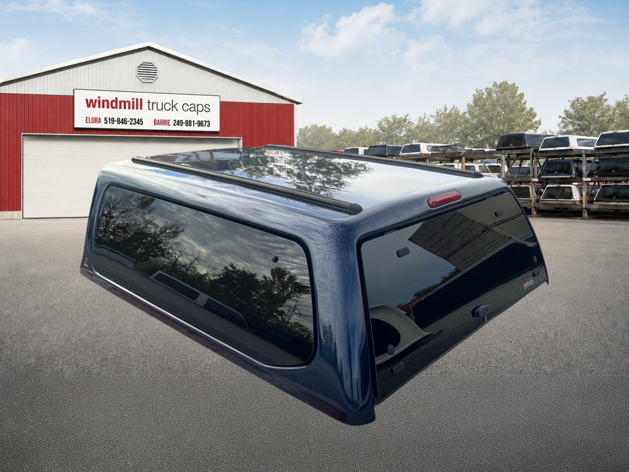 2005 - 2015 Nissan Frontier 6'2 RAB Deep Blue Leer100XQ Truck Cap 2 2005 - 2015 Nissan Frontier 6'2 RAB Deep Blue Leer100XQ Truck Cap - Image 2
