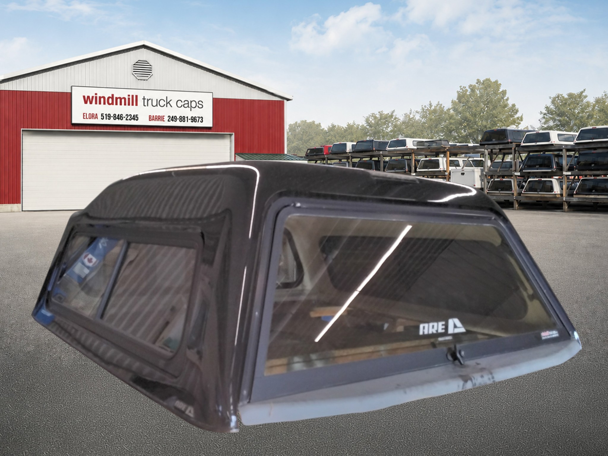 2015 - 2020 Ford F150 5'6 G1 Shadow Black ARE Truck Cap 2 2015 - 2020 Ford F150 5'6 G1 Shadow Black ARE Truck Cap - Image 2
