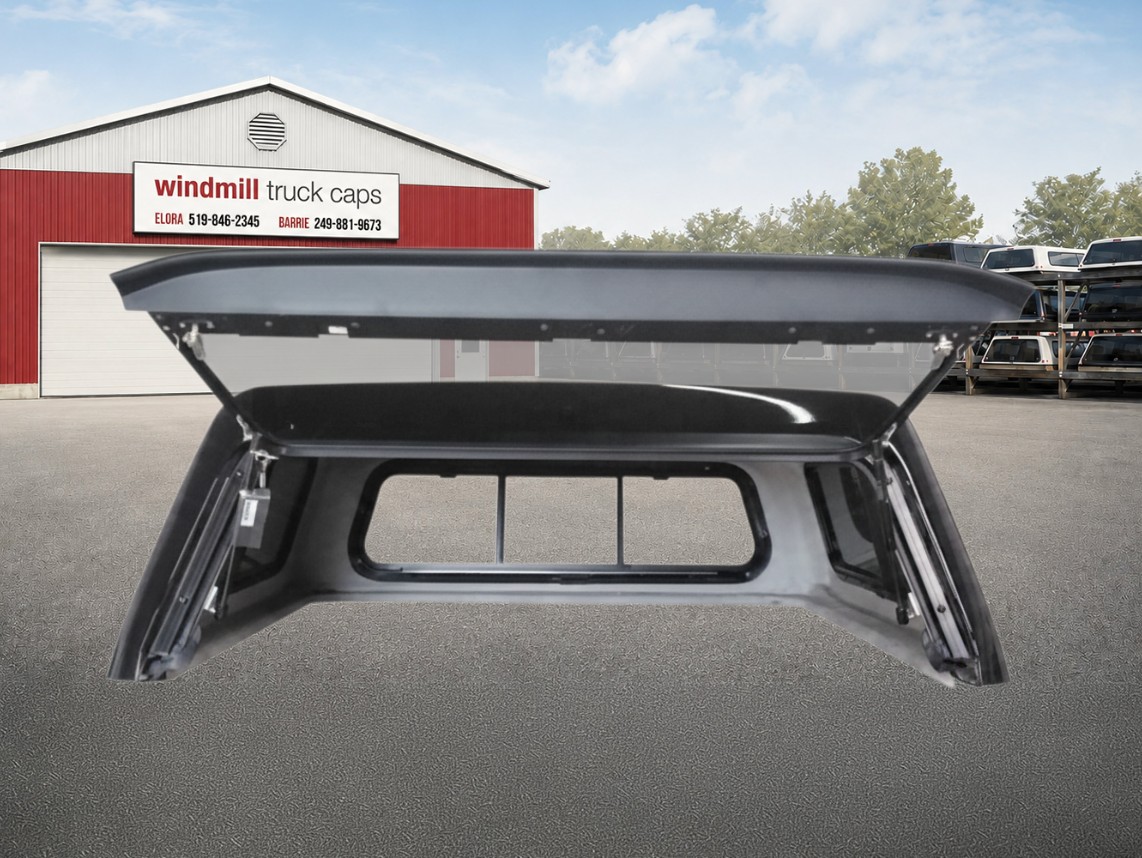 2022 - 2027 Ford Maverick 5' G1 Black Ranch Truck Cap 3 2022 - 2027 Ford Maverick 5' G1 Black Ranch Truck Cap - Image 3