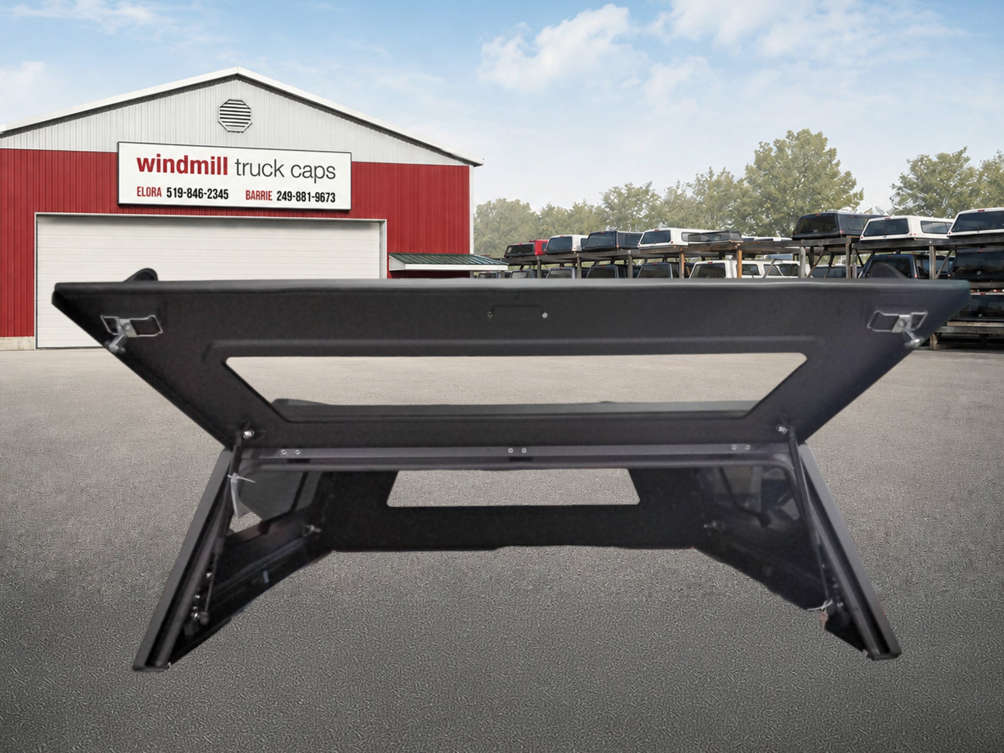 2019 - 2026 Chevrolet Silverado or GMC Sierra 1500 5'8 Matte Black Aluminum Atlas Truck Cap 3 2019 - 2026 Chevrolet Silverado or GMC Sierra 1500 5'8 Matte Black Aluminum Atlas Truck Cap - Image 3