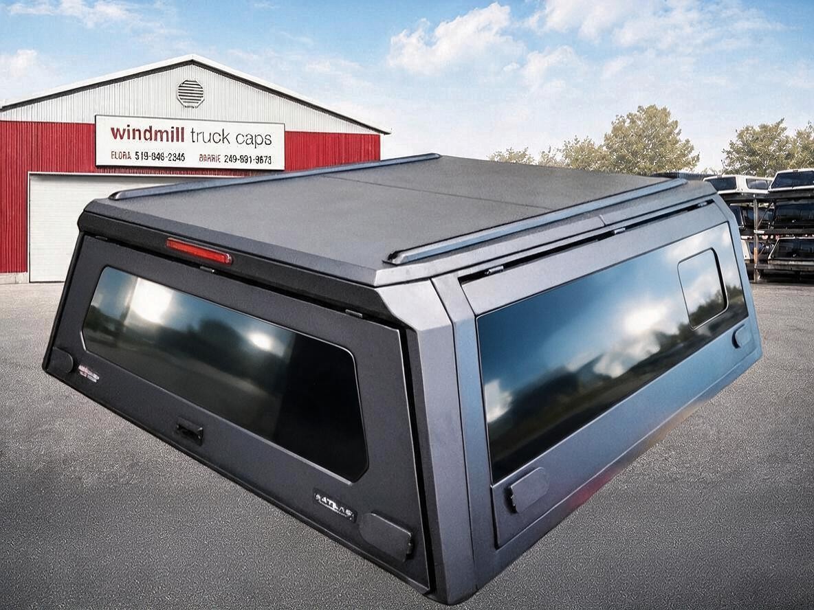 2019 - 2026 Chevrolet Silverado or GMC Sierra 1500 5'8 Matte Black Aluminum Atlas Truck Cap 2 2019 - 2026 Chevrolet Silverado or GMC Sierra 1500 5'8 Matte Black Aluminum Atlas Truck Cap - Image 2