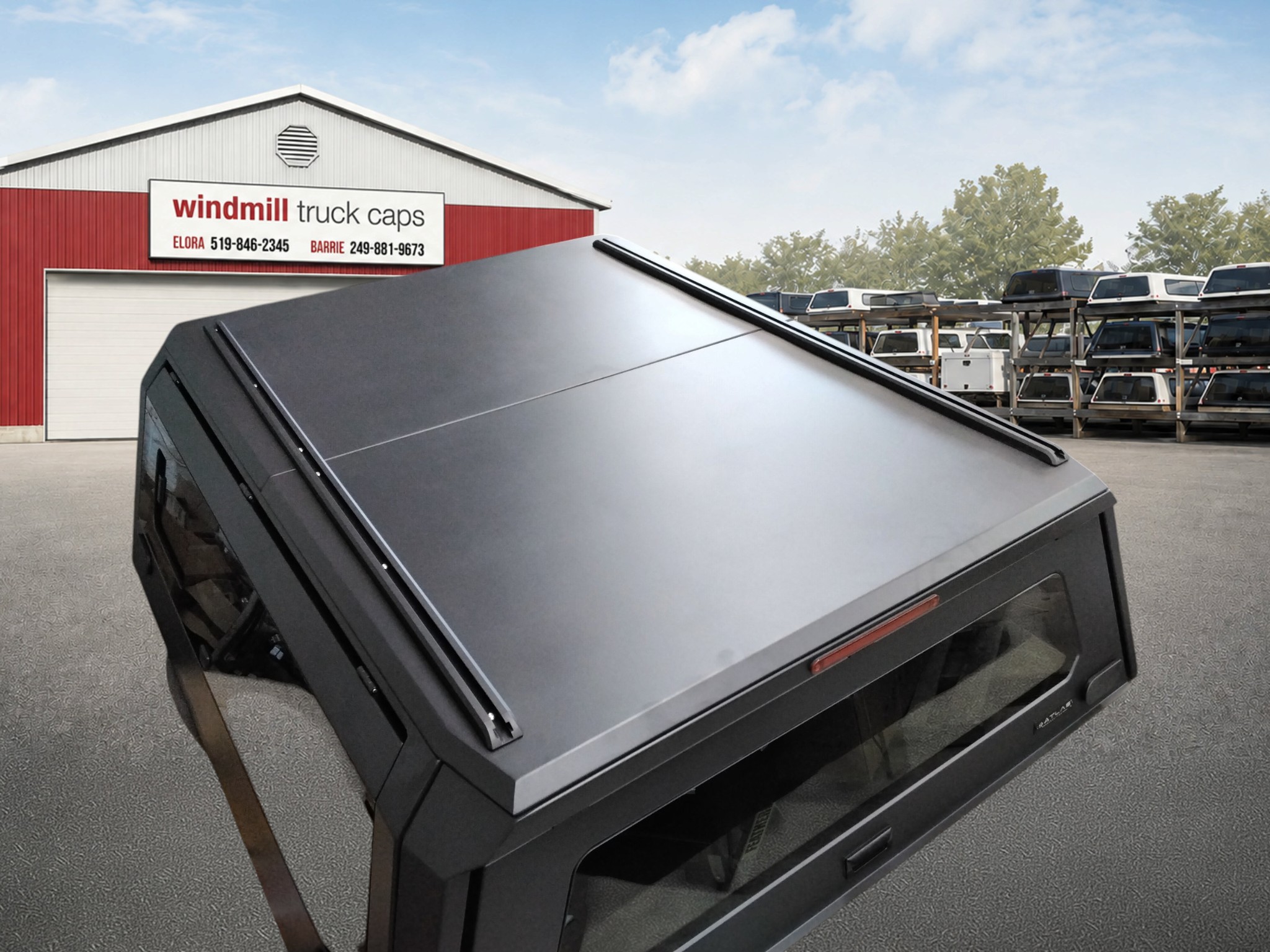 2019 - 2026 Chevrolet Silverado or GMC Sierra 1500 5'8 Matte Black Aluminum Atlas Truck Cap 7 2019 - 2026 Chevrolet Silverado or GMC Sierra 1500 5'8 Matte Black Aluminum Atlas Truck Cap - Image 7